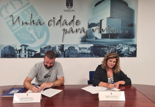 A alcaldesa asinou un convenio de colaboración coa Asociación Deportiva de Ocio e Tempo Libre “Croio”